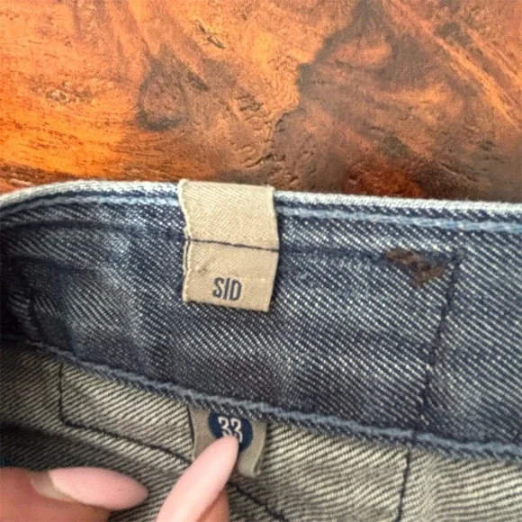 Citizens of Humanity Sid Straight Leg Jeans Blue Mens 33 Made in USA Denim - Picture 6 of 13